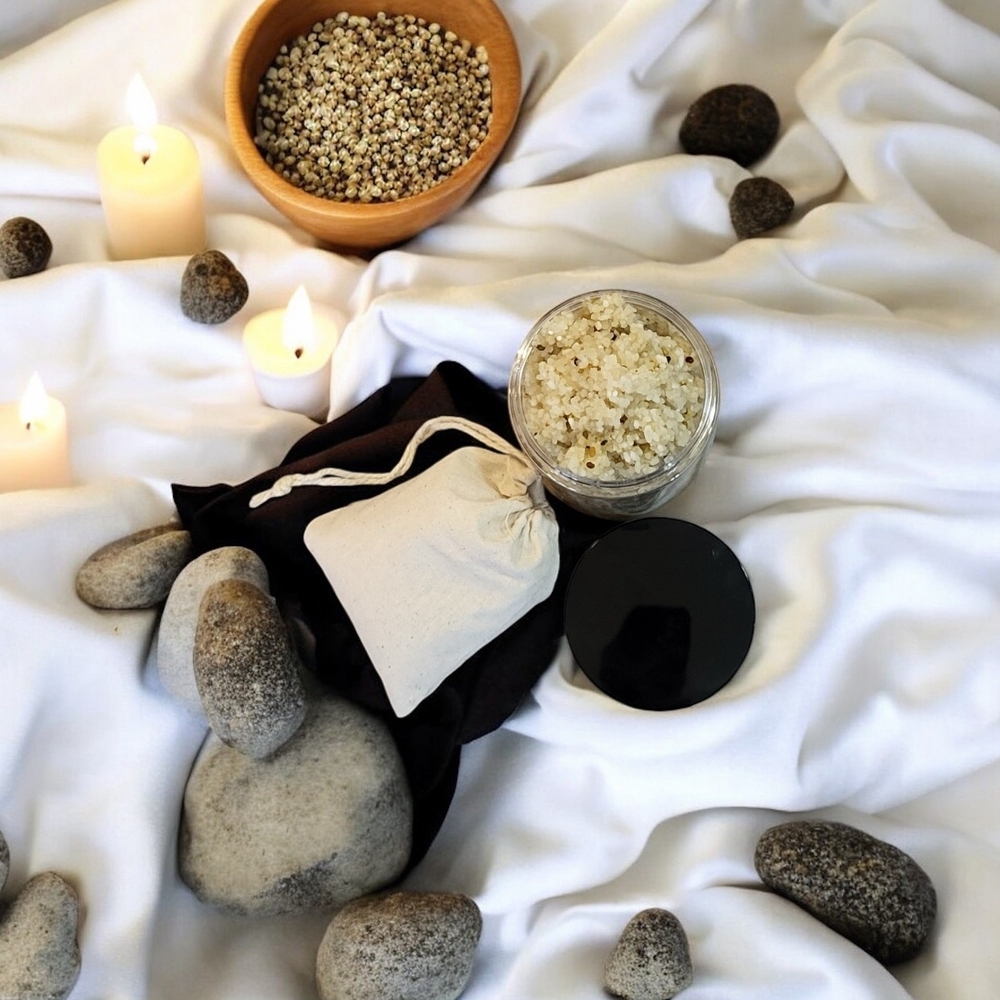 Handcrafted Rice Bran Oil & Bee Pollen Natural Exfoliation Scrub